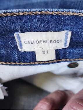 Madewell Cali Demi-Boot Jeans in deep blue denim
